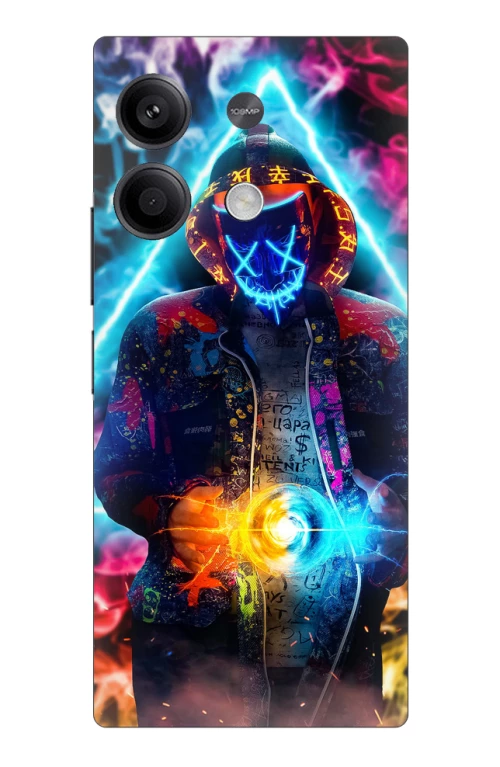 Mask Man Silicone Case θήκη για Xiaomi Redmi Note 13 4G