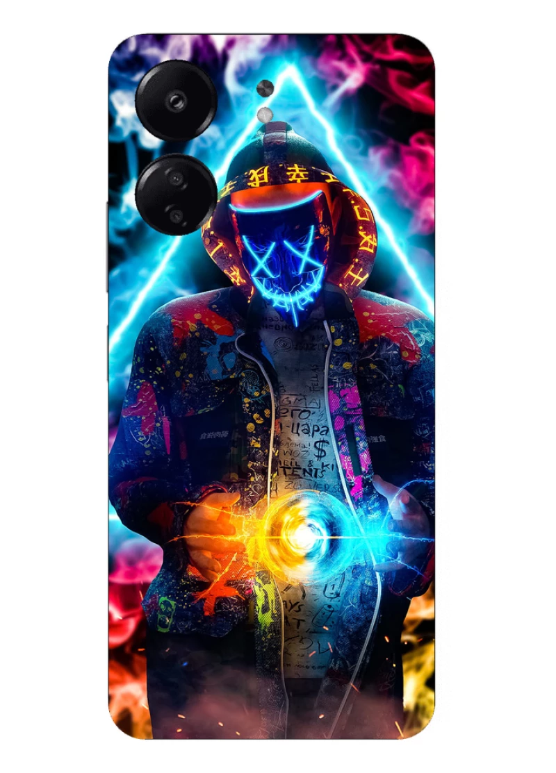 Mask Man Silicone Case θήκη για Xiaomi Poco C65