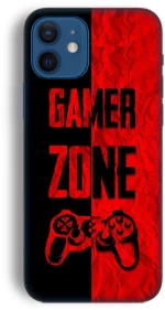 GAMER ZONE Silicone Case Θήκη για Iphone 12