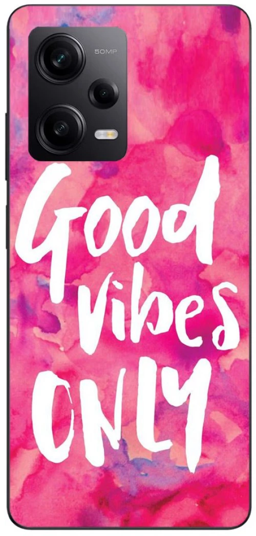 PINK GOOD VIBES Silicone Case θήκη για Xiaomi Redmi note 12 Pro 5g