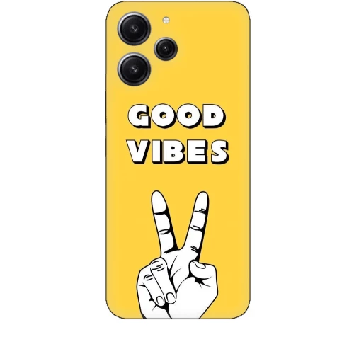 YELLOW GOOD VIBES Silicone case Θήκη για Xiaomi Redmi 12