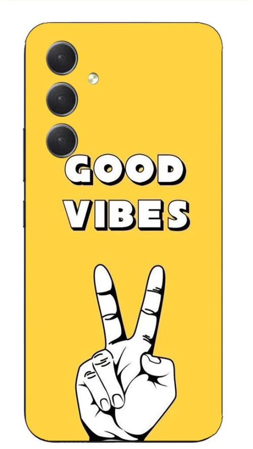 YELLOW GOOD VIBES Silicone case Θήκη για Samsung Galaxy A13 5G/ A04S