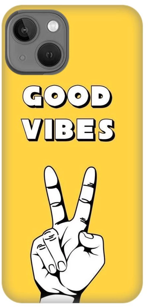 YELLOW GOOD VIBES Silicone Case Θήκη για Iphone 14