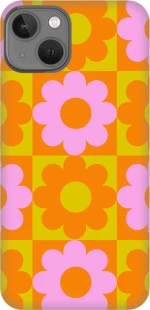 FLOWER PATTERN Silicone Case Θήκη για iPhone 14 plus