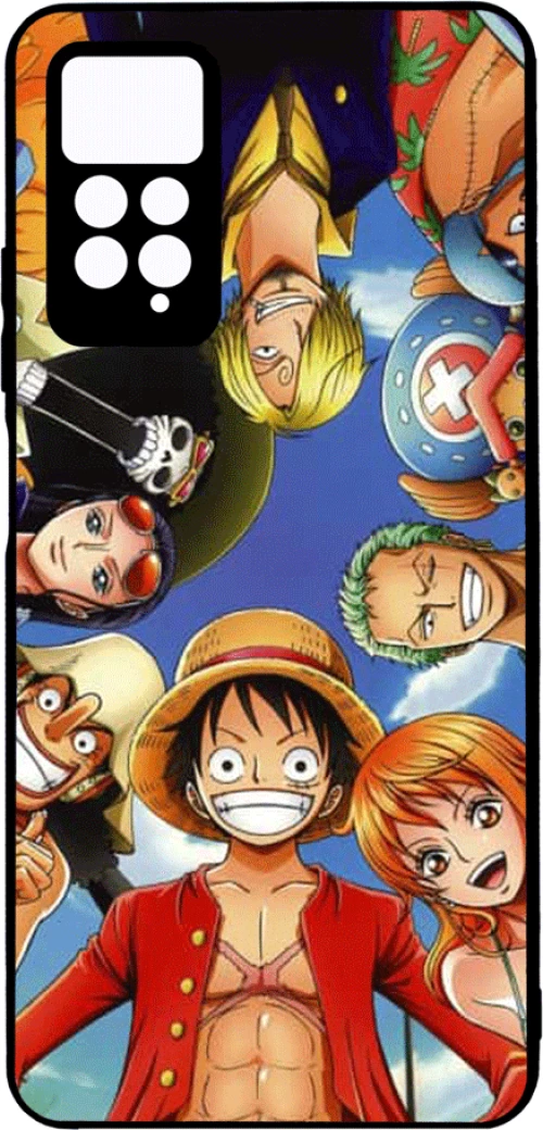 MONKEY D.LUFFY Premium Protective Hard Case black Θήκη για Xiaomi Redmi Note 11 4G
