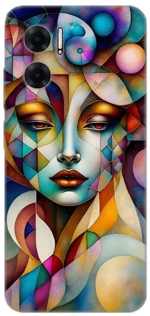 WOMAN ON CANVAS Silicone case Θήκη για Xiaomi Redmi 10 5G