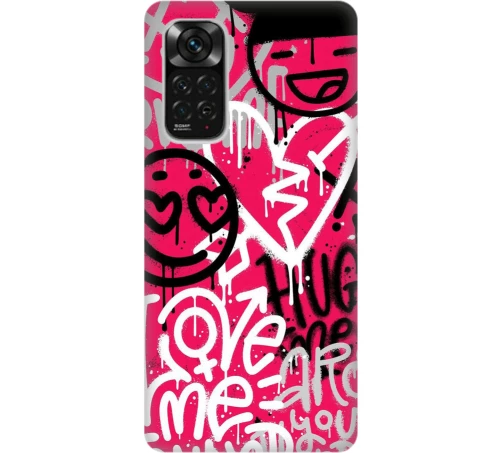 Graffiti Silicone case Θήκη για Xiaomi Redmi Note 11 Pro / Note 11 Pro 5G