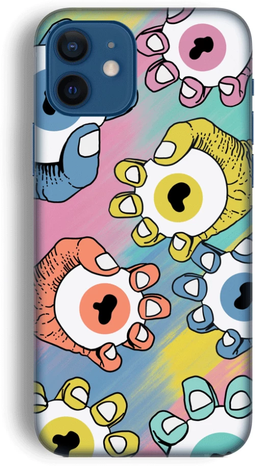 Colored Eyes Silicone Case Θήκη για Iphone 11
