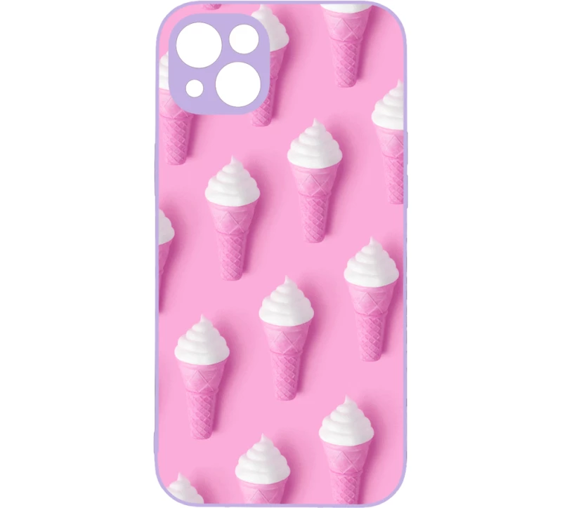 Ice cream Premium Protective Hard Case Purple Θήκη για Iphone 14