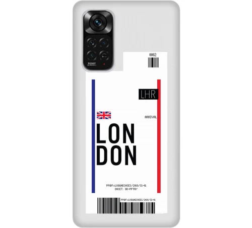 Travel To London Silicone Διαφανη Θήκη για Xiaomi Redmi Note 11 Pro 5G