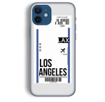Travel To Los Angeles Silicone Διαφανη θηκη για Iphone 12