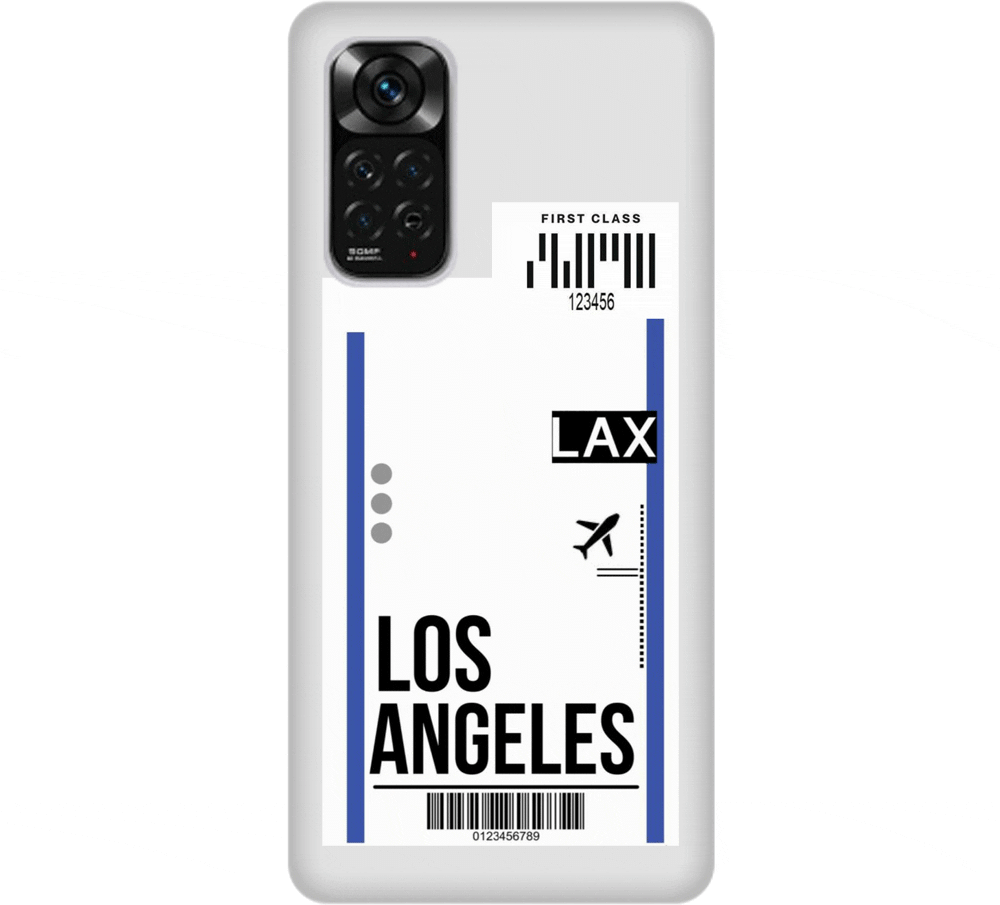 Travel To Los Angeles Silicone Διαφανη για Xiaomi Redmi Note 11/11S