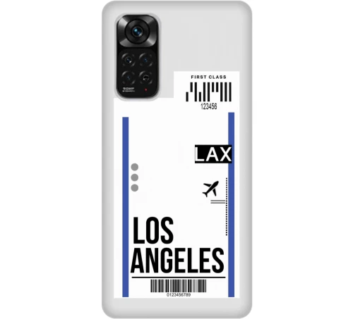 Travel To Los Angeles Silicone Διαφανη για Xiaomi Redmi Note 11/11S