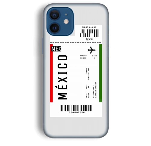 Travel To Mexico Silicone Διαφανη θηκη για Iphone 12