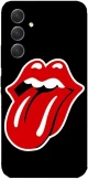Rolling Stones Silicone Case θήκη για Samsung Galaxy A34 5g red