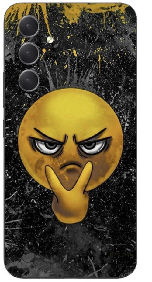 I See You Emoji Silicone Case θήκη για Samsung Galaxy A54 5g yellow