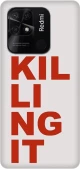 killing it Silicone case Θήκη για Xiaomi Redmi 10C red