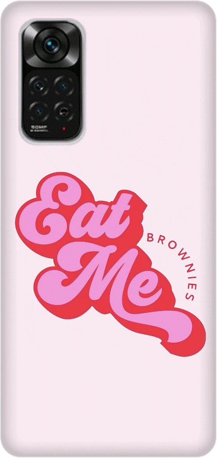 eat me Silicone case Θήκη για Xiaomi Redmi Note 11/11S 4G red