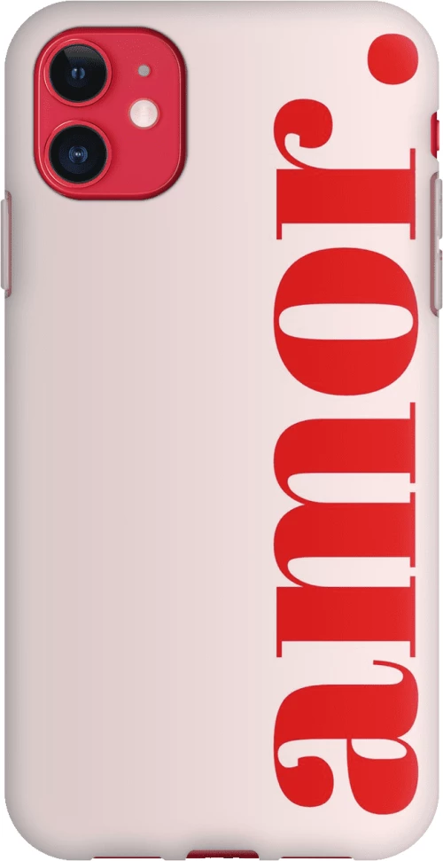 Amor Silicone case Θήκη για iPhone 12 white