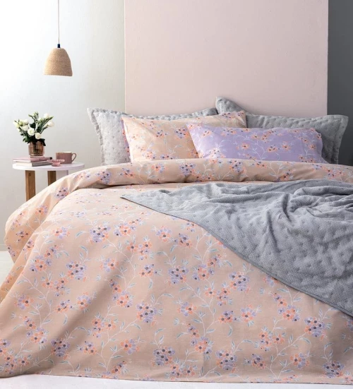 Σετ Σεντόνια Μονά (110x200+30) Με Λάστιχο Fashion Life FL6262 βαμβακερά Palamaiki