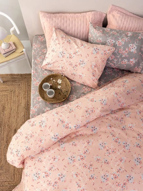 Σετ Σεντόνια Διπλά (200x260) Fashion Life FL6261 βαμβακερά Palamaiki