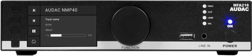 Audac MFA216 - All-in-one Ενισχυτής 2 καναλιών 2 x 80 Watt