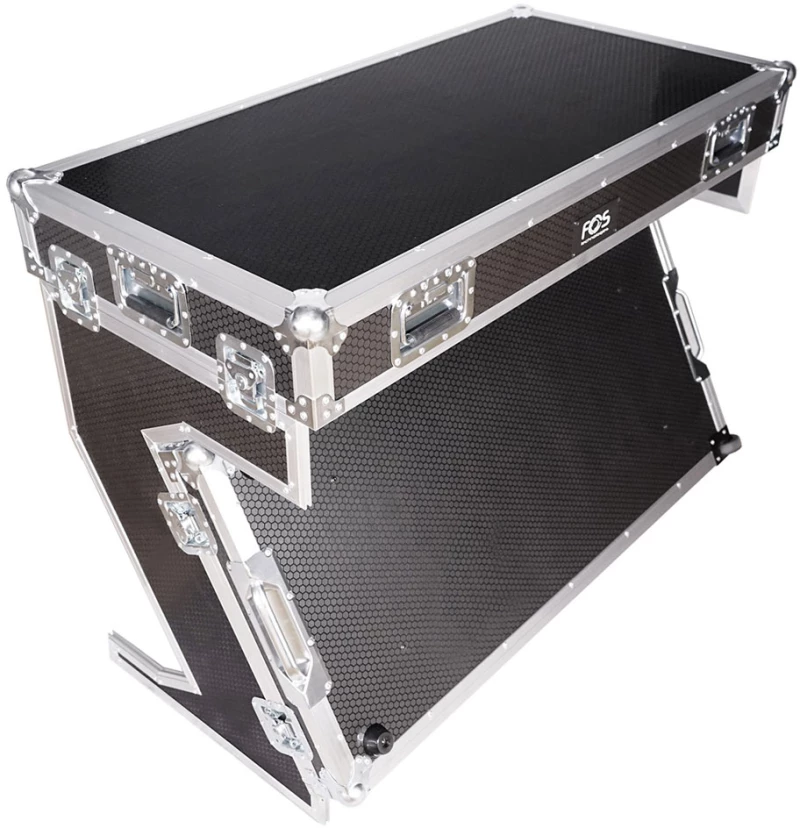 Fos Technologies Z DJ Table  - Foldable Flight Case Z-Style DJ Table