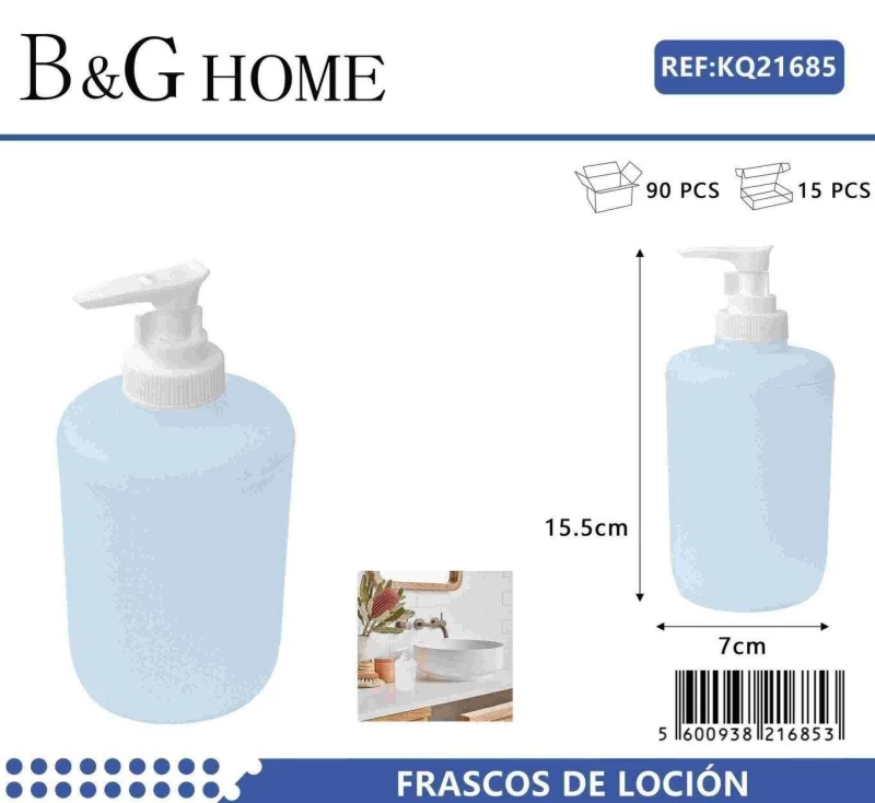 502024 ΘΗΚΗ ΚΡΕΜΟΣΑΠΟΥΝΟΥ DISPENSER ΠΛΑΣΤΙΚΗ - LIGHT BLUE - 21685