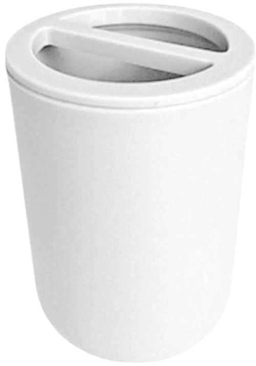 502167 ΘΗΚΗ ΟΔΟΝΤΟΒΟΥΡΤΣΑΣ ΠΛΑΣΤΙΚΗ - WHITE - 21536