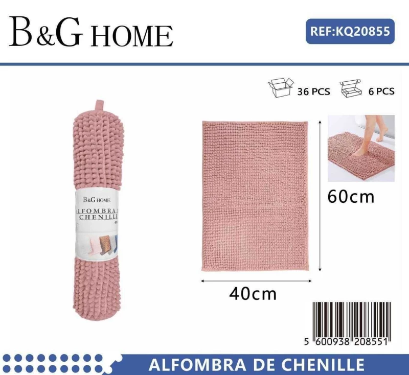 502309 ΠΑΤΑΚΙ ΜΠΑΝΙΟΥ - M0826 - 40X60CM - PINK - 20855