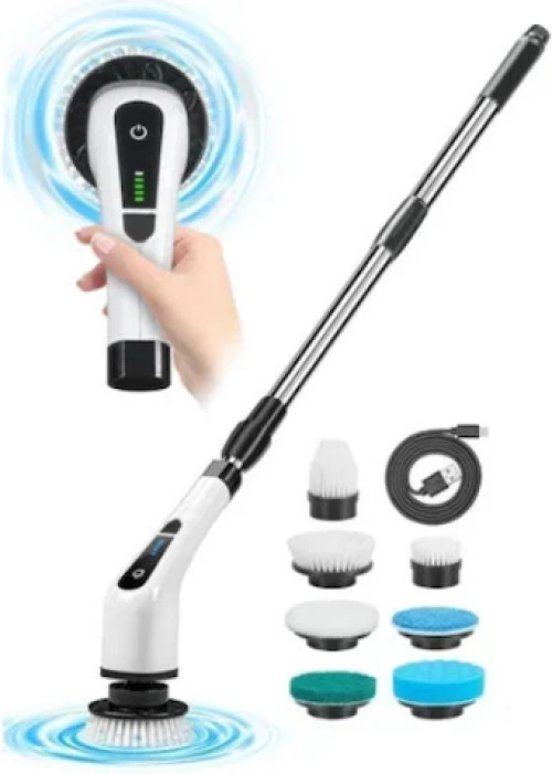 Πολυλειτουργική Ηλεκτρική Βούρτσα Καθαρισμού 7 σε 1 25w – Electric Cleaning Brush Ma-8827 Λευκό