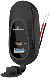 POWERTECH πρίζα USB για σκάφη & οχήματα PTL-026  USB & USB-C