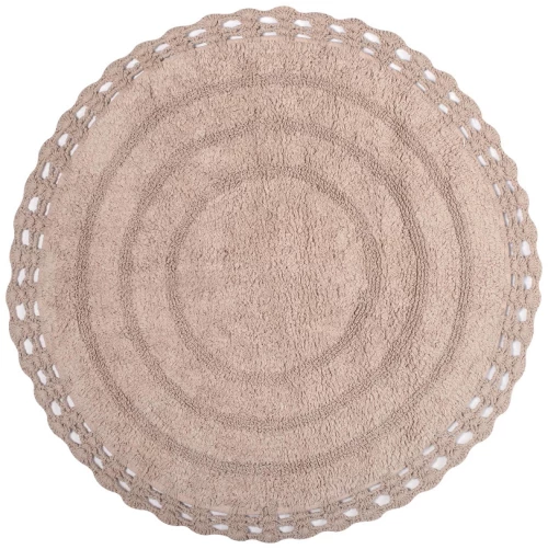 Πατάκι στρογγυλό ( 70cm ) linen - -