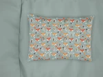 Μαξιλαροθήκη Εμπριμέ kids Fox 528 50X70 Pale Cyan 100% Cotton - -