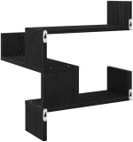 Ράφι Γωνίας vidaXL Μαύρο Δρυς 40x40x49,5 εκ. Ξύλο επεξεργασμένο