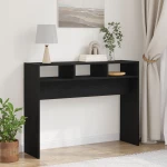 vidaXL Κονσόλα Μαύρη Δρυς 105x30x80 εκ. Φτιαγμένη από ξύλο