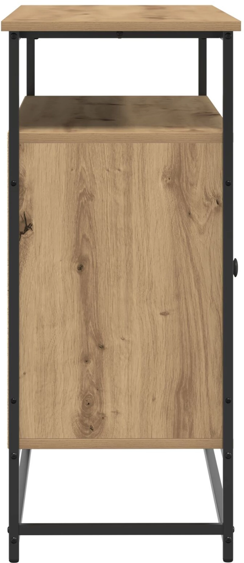 vidaXL Κονσόλα Artisan Oak 100x35x80 cm Κατασκευασμένο ξύλο και Ατσάλι