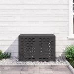 vidaXL Κάλυψη Κλιματιστικού  Μαύρη 100x50x70 εκ