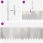 vidaXL Περίφραξη Γκαζόν 10 κομματιών 100x0.5x30 εκ Ανοξείδωτο Ατσάλι