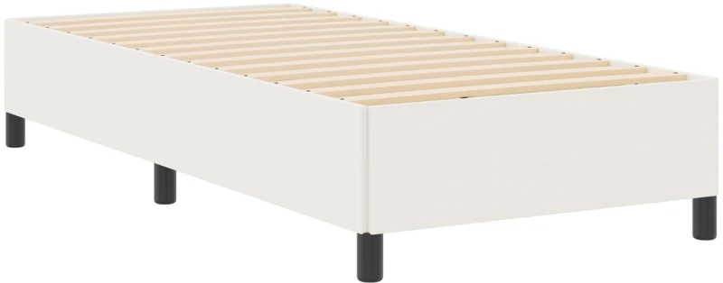 vidaXL Κρεβάτι Κρεμ 80x200 εκ από Υφασμάτινη Καραβόπανο