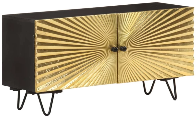 vidaXL Έπιπλο Τηλεόρασης 90 x 30 x 45 εκ. από Μασίφ Ξύλο Μάνγκο