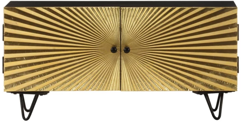 vidaXL Έπιπλο Τηλεόρασης 90 x 30 x 45 εκ. από Μασίφ Ξύλο Μάνγκο