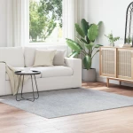 vidaXL Χαλιά Shaggy Υψηλής Πυκνότητας Γκρι 200x200 εκ. PP