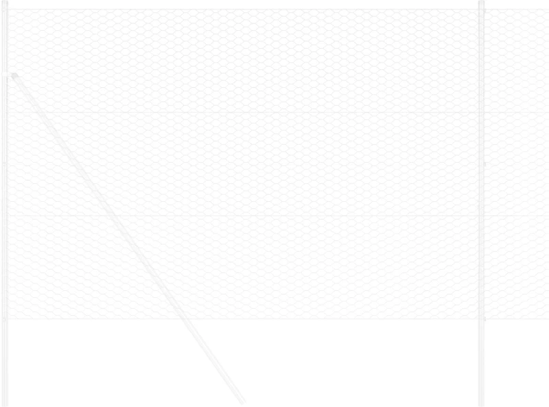 vidaXL Εξάγωνη Περίφραξη 1.6x10 μ Γαλβανισμένο Ατσάλι