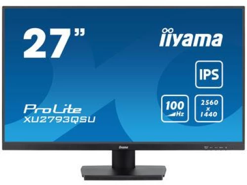 LCD Monitor|IIYAMA|27"|Business|Panel IPS|2560x1440|16:9|100Hz|Matte|1 ms|Speakers|Tilt|Colour Black|XU2793QSU-B6