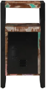 vidaXL Ντουλάπι Μπάνιου Πολύχρωμο 40x35x75 cm Μασίφ Ξύλο Ανακυκλωμένο