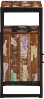 vidaXL Ντουλάπι Μπάνιου Πολύχρωμο 40x35x75 cm Μασίφ Ξύλο Ανακυκλωμένο