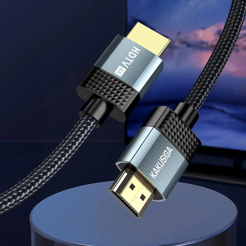 KAKUSIGA καλώδιο HDMI KSC-983, 4K/60Hz, 18Gbps, 2m, μαύρο