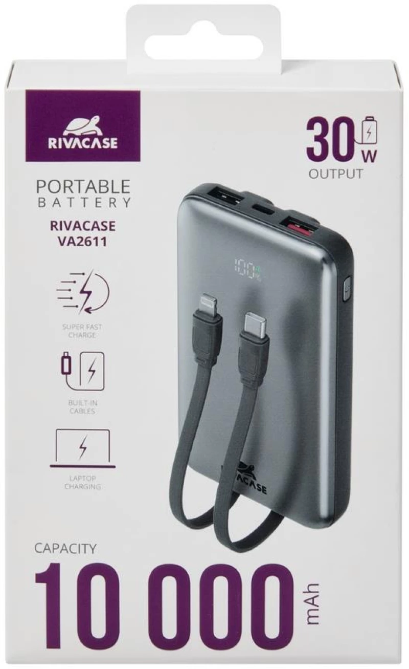 POWER BANK USB 10000MAH/VA2611 RIVACASE