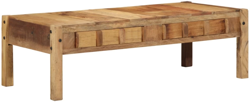 vidaXL Τραπέζι Καφέ 110x55x35 cm Μασίφ Ανακυκλωμένο